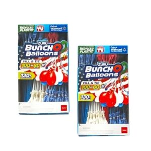 Zuru 130+ Bunch O Balloons Red, White, & Blue Water Balloons